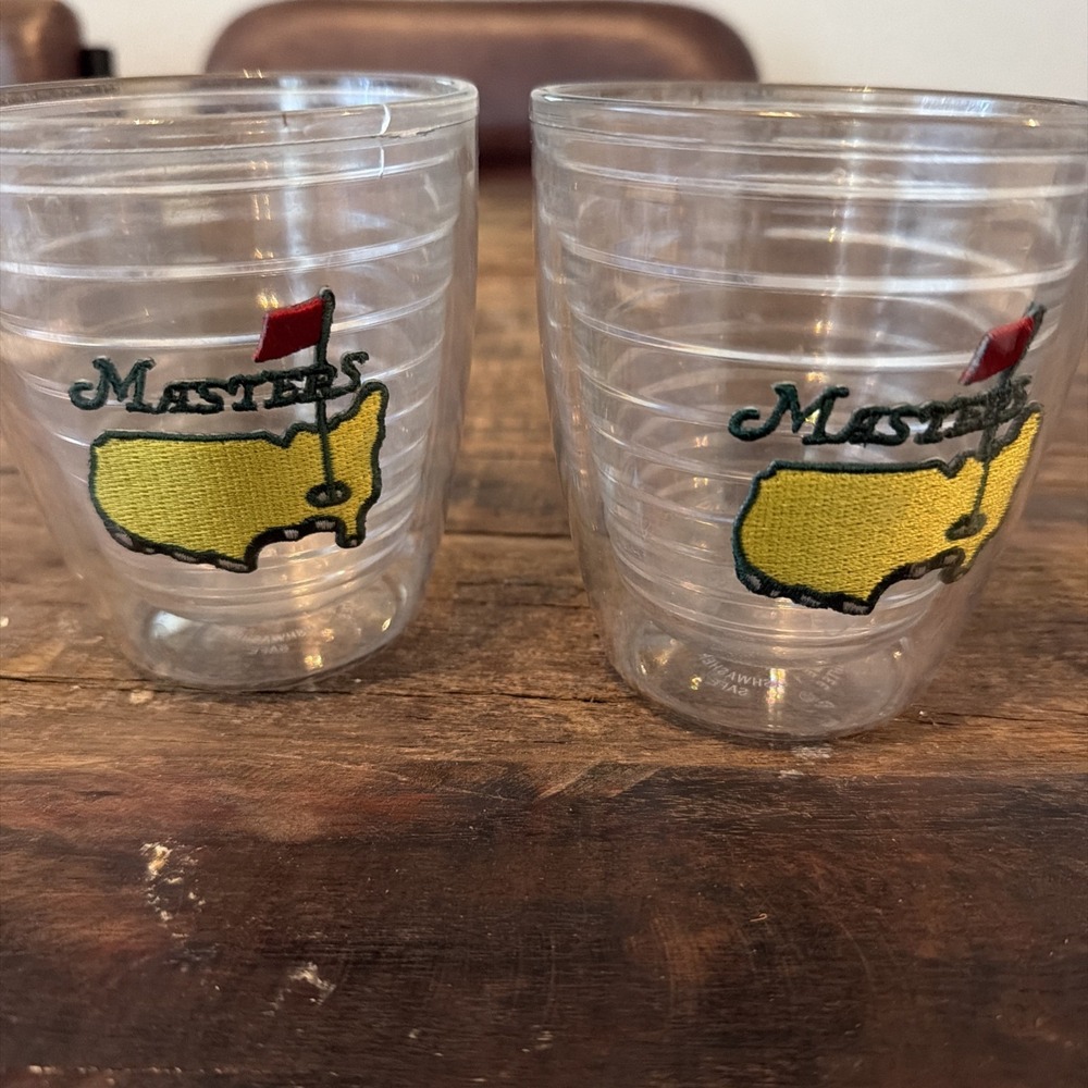 Set Of 2 Golf Masters Tournament Tervis 12 Ounce Tumbler